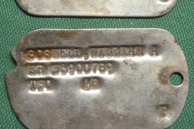 Dog tag information military shop